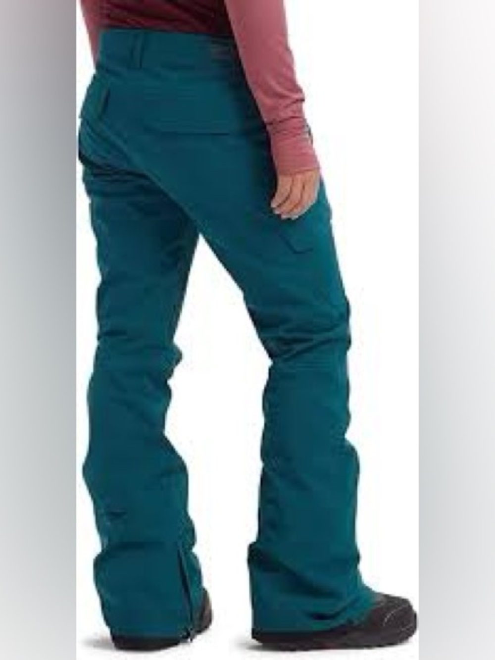 Burton Goretex Gloria Teal Green Cargo Snow Pants S